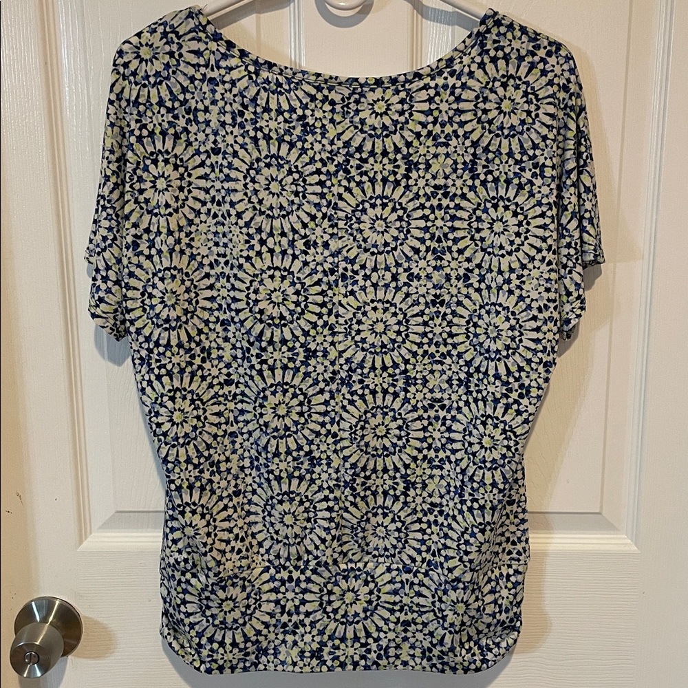 AB Studio Womens Short Sleeve Top Medium - Picture 6 of 9